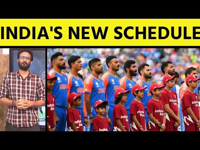 FROM BANGLADESH TILL CHAMPIONS TROPHY, BIG CHANGES IN INDIA'S CRICKET SCHEDULE. UPDATED FIXTURES