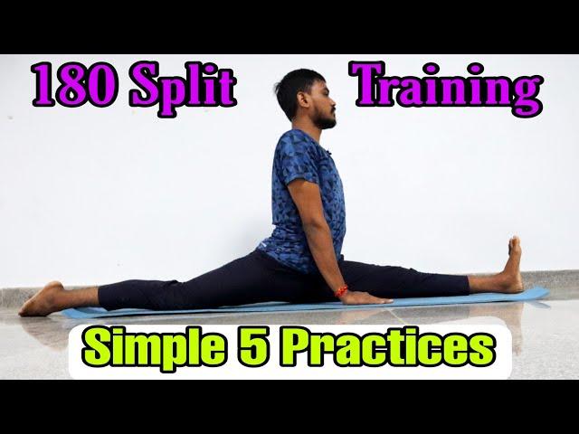 180 Split Training/Hanuman Asana Practices/Front Split Practices/Leg Muscles Exercises/Yoga Saathi.