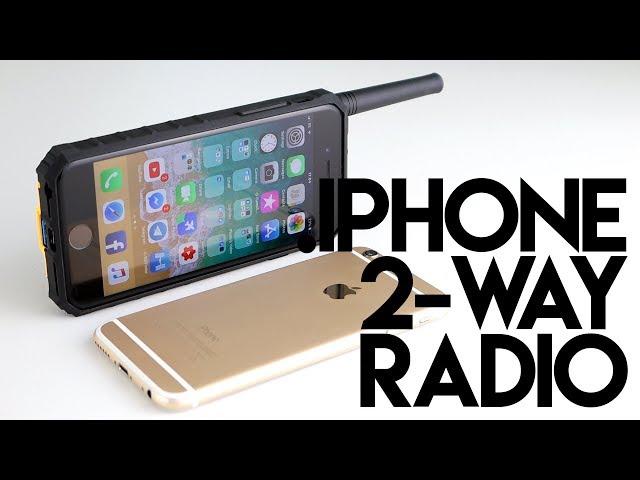 Turn Your iPhone Into A Walkie Talkie! - IP01 Power Bank, Phone Case & Two Way Radio