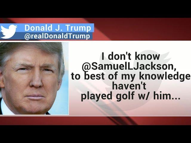 Samuel L. Jackson accuses Donald Trump of cheating at golf