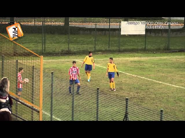 28.10.2012 Partita integrale Assago Vs Fcd Olmi Cesano Cat. Giovanissimi Reg. 98- Risultato 1-5