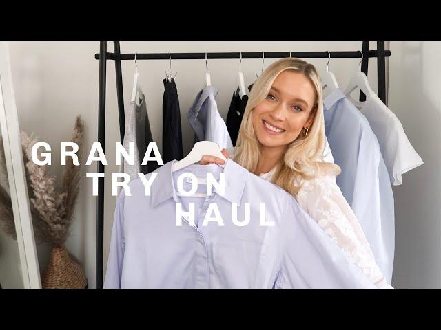 GRANA TRY ON HAUL! CLASSIC WARDROBE STAPLES FOR A CAPSULE WARDROBE!