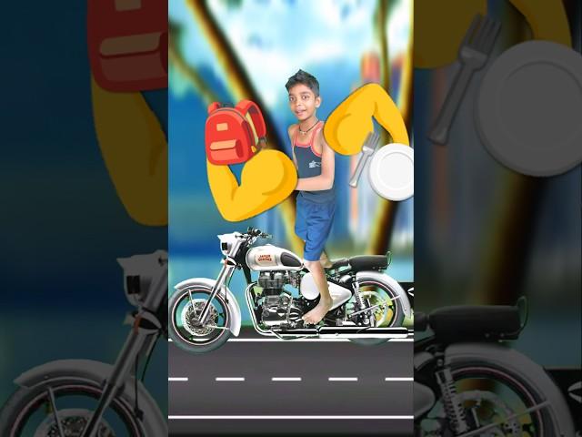 Garena Free Fire And Chotu School On Bike #shorts#freefireshorts