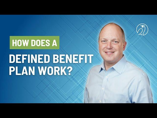 How does a defined benefit plan work?