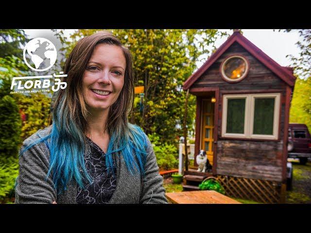 WOMAN lives in a TINY HOUSE so She Can TRAVEL the World