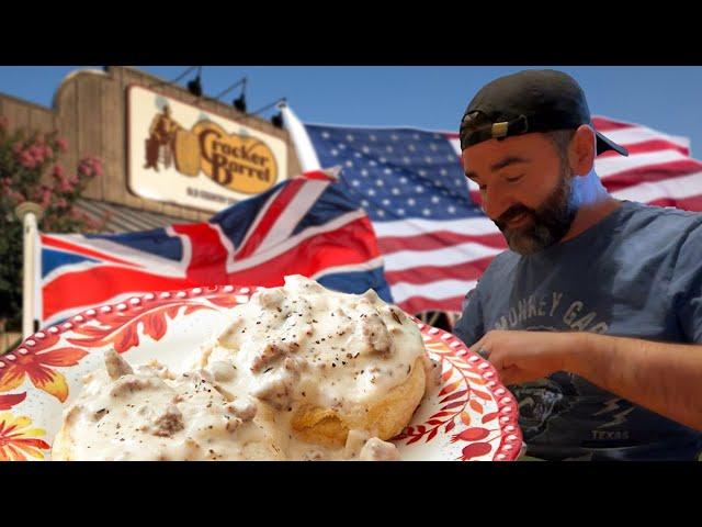 British Bloke tries Biscuits n' Gravy for the first time!