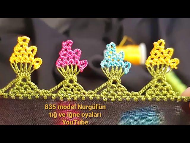 #crochet#puntillas#kinitting#handmade#835 TIĞ OYASI İĞNEDEN TIĞA