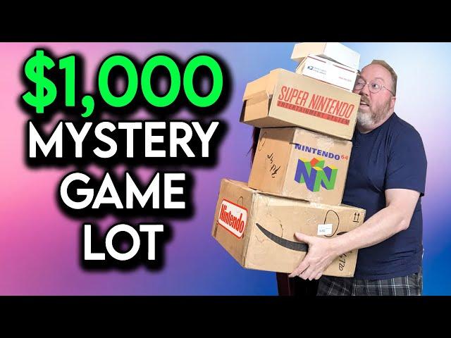 I paid $1,000 for this blind box of video games.