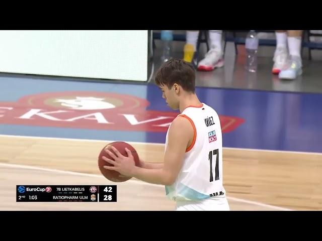 Ratiopharm Ulm's young star Juan Núñez belongs in the NBA!