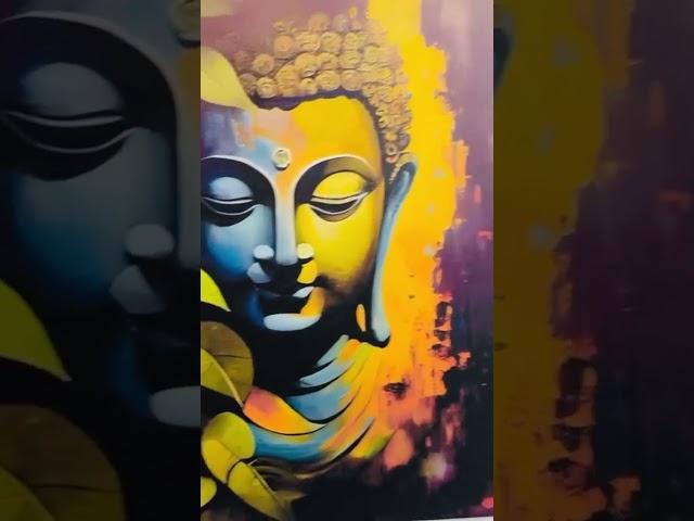 Colourful Natural Buddha Painting - YF Decor