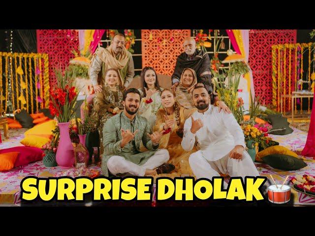 Surprise Dholak Arranged By Ghazal Jawad Family ️ || Sabny Bht Enjoy Kiya 