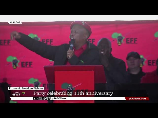 EFF 11th Anniversary | This GNU must fall: Julius Malema