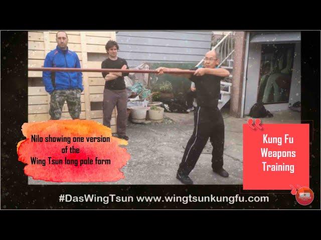 Wing Tsun long pole training - #DasWingTsun - Wing Chun weapons