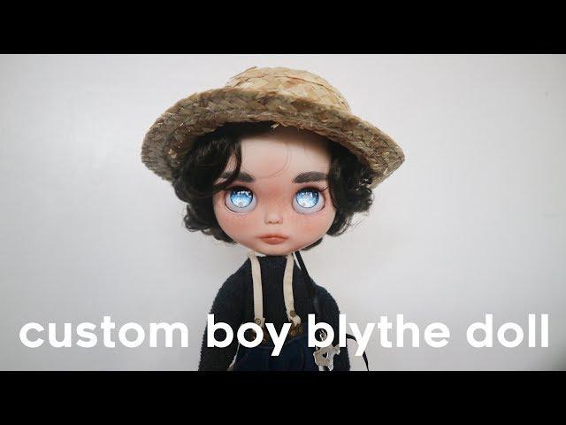 CUSTOM BOY BLYTHE DOLL (Unboxing & say Hello to Miki!)