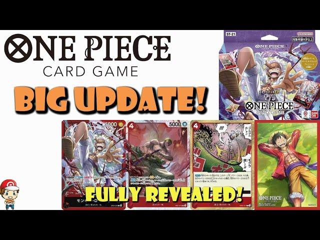 Huge ST-21 Update! Key Cards Finally Fully Revealed! This Decks Looks GREAT! (One Piece TCG News)