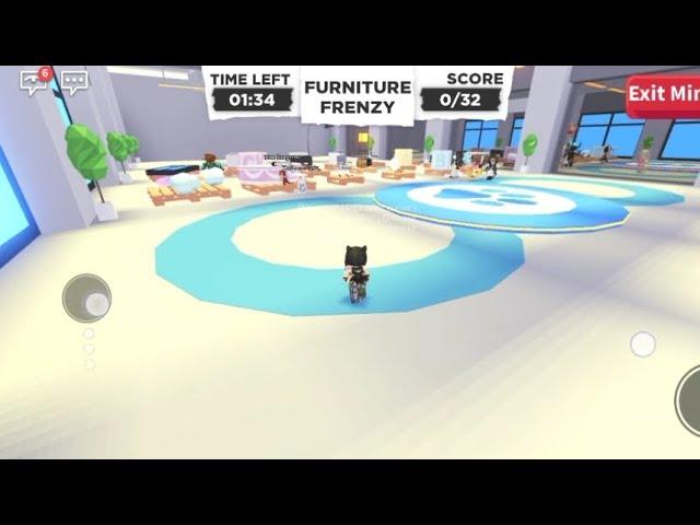 Playing the New Furniture Frenzy Minigame!!