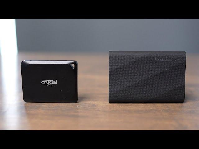 Crucial X10 Pro vs Samsung T9: Portable SSD Comparison