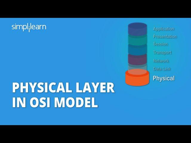 Physical Layer In OSI Model | Functions of Physical Layer | Computer Network Basics | Simplilearn