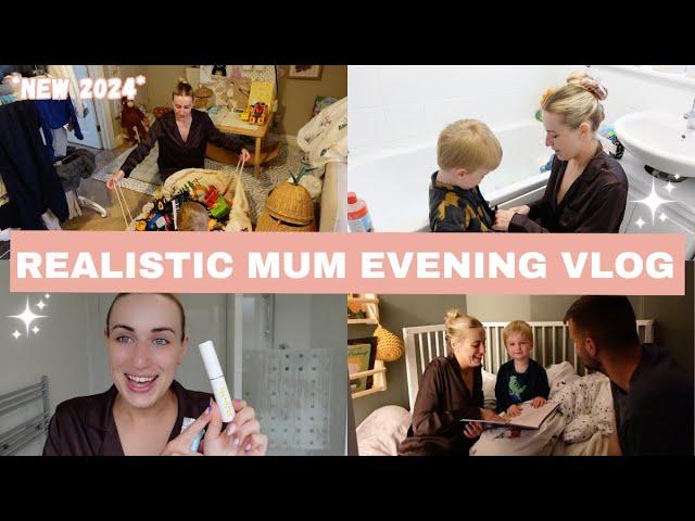 RAW TODDLER MUM EVENING VLOG | SKIN + ME | AD