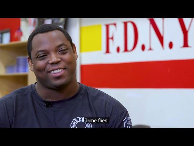 Firefighter Swain Thomas Celebrates 20 Years of the FDNY High School