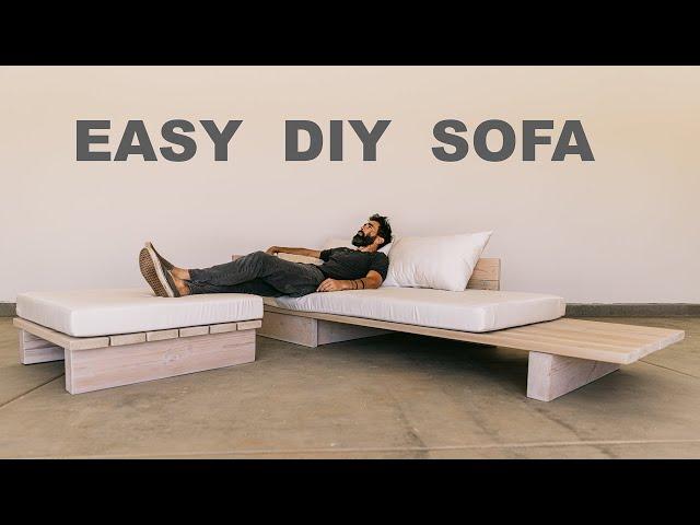 DIY Outdoor Sofa EASY