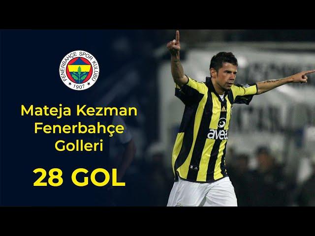 Mateja Kezman Fenerbahçe Kariyeri'ndeki Golleri - 28 Gol