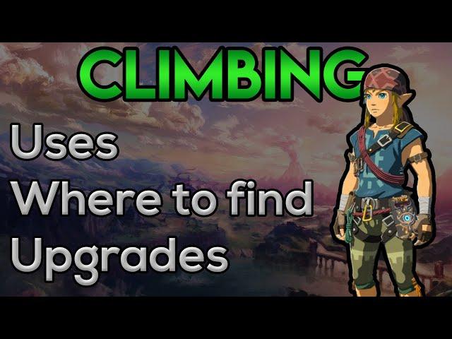 Climbing Gear Guide - Uses, Locations, Materials & Upgrades ! Legend of Zelda Breath of the Wild