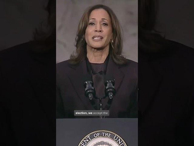 Kamala Harris Vows Peaceful Transfer Of Power To Incoming President Donald Trump