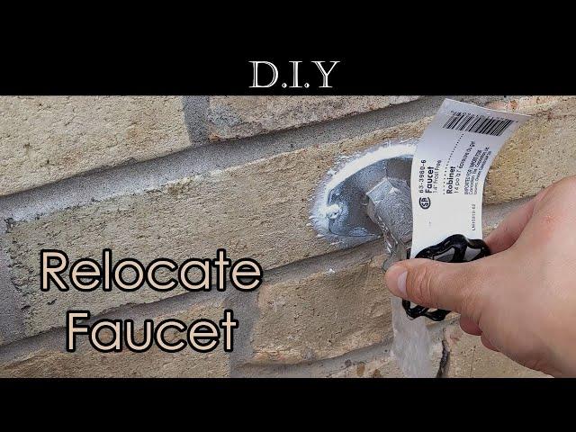 DIY Deck (Part 15): How to drill pilot hole without wood drill bit? and relocate Sillcock Faucet