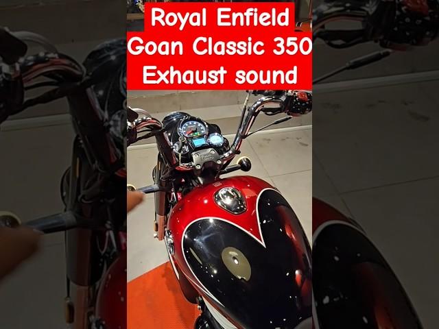 Royal Enfield Goan 350 #shorts #short #exhaustsound #trending #ytshorts