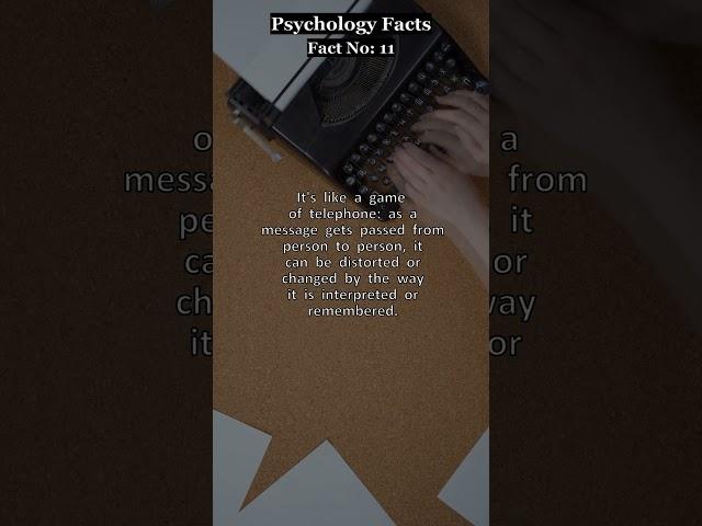 Mental Muse: Psychology fact 11