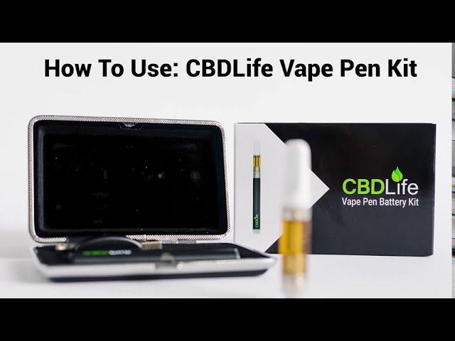 CBDLife Vape Pen Kit - How to Use!