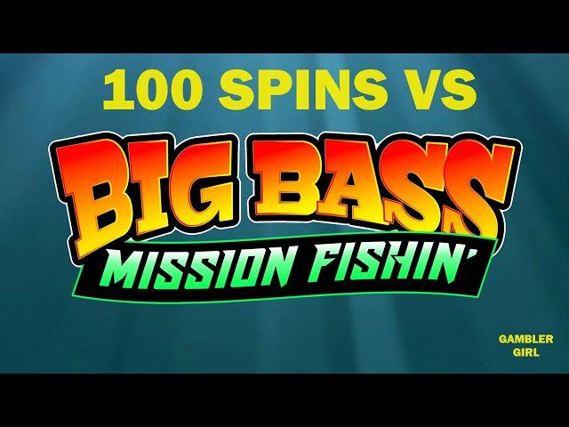 100 SPINS VS BIG BASS MISSION FISHIN'How Many Bonuses?!