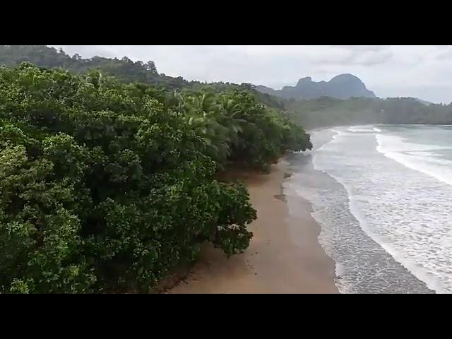 Drone shot of Arkadia area, Palawan.