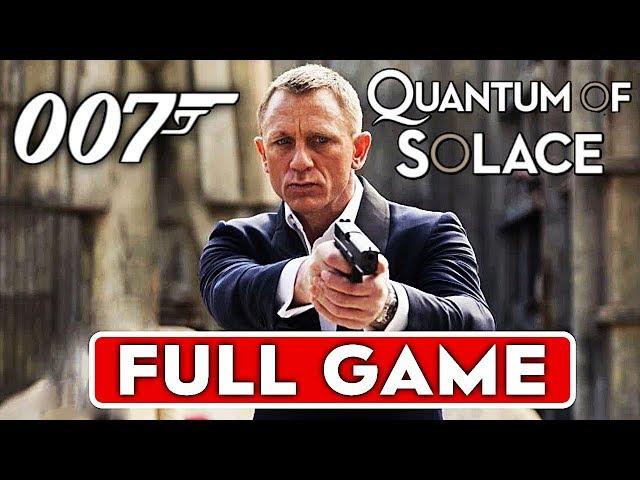 JAMES BOND 007 QUANTUM OF SOLACE Gameplay Walkthrough Part 1 FULL GAME  [1080p HD] - No Commentary