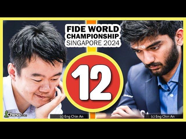 Schach-WM 2024 Partie 12 | Ding Liren vs. Gukesh D.