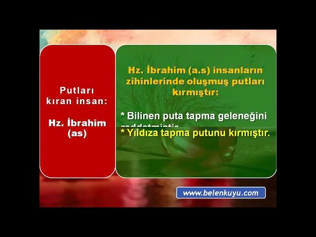 Kurban ve Hz İbrahim'in Kırdığı Putlar