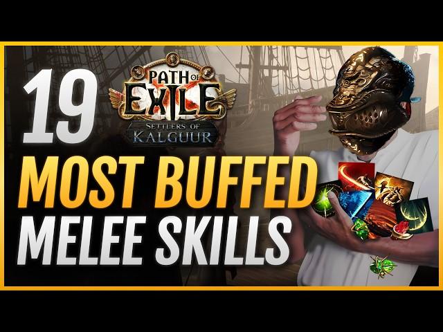 19 Most BUFFED Melee Skills in PoE 3.25 + Build Suggestions | Path of Exile