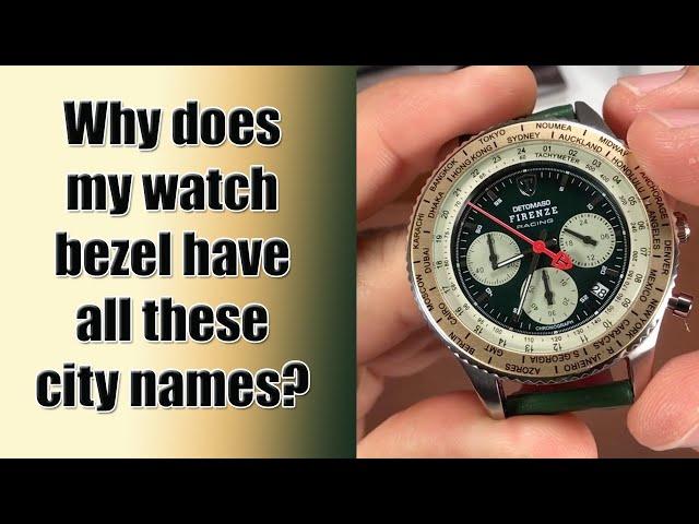 What's up with these city names on my watch? | World Time Bezel Function | How To Read World Timer