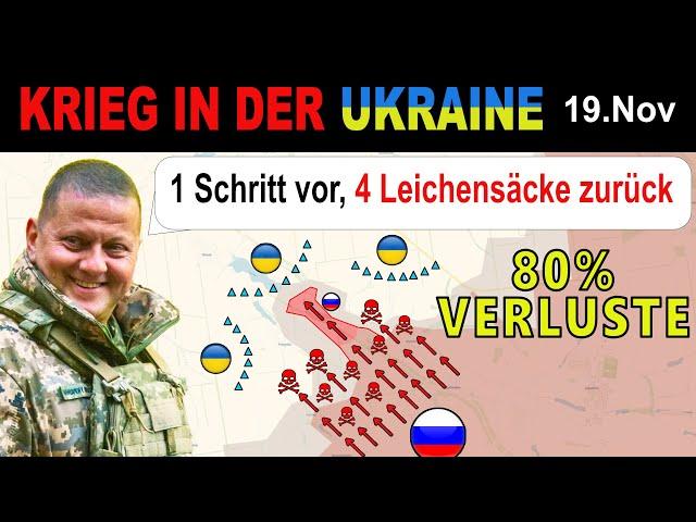 19.NOVEMBER:  Russisches Roulette - Nur 4 Mann schaffen es über das Minenfeld - was für ein Erfolg!