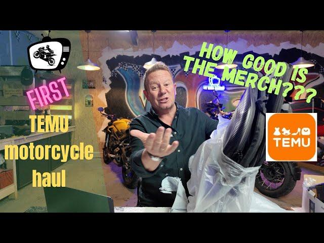 My first TEMU motorcycle HAUL. Find out what I got and if it's any good?