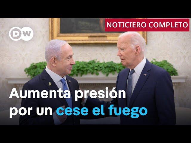 DW Noticias del 25 de julio: Biden y Netanyahu sostuvieron encuentro en Washington