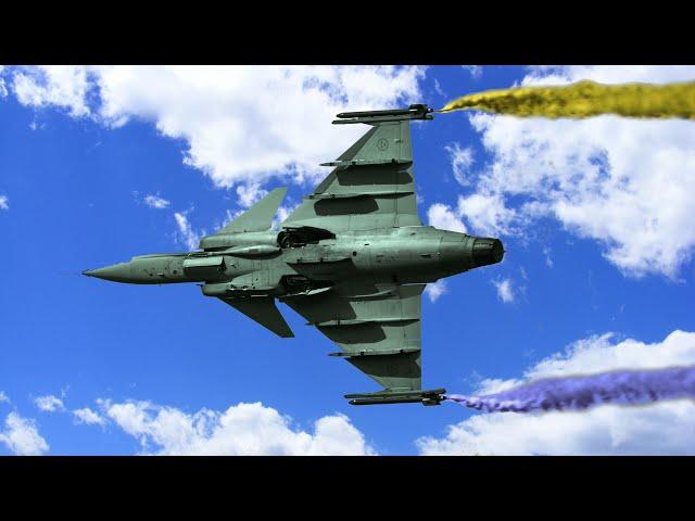 Swedish Armed Forces Airshow | Combat Practice | SAAB Gripen