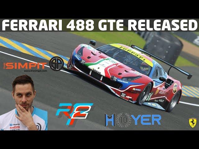 Ferrari 488 GTE on rFactor 2 released - NEW CONTENT - First Impressions and Testing @ Sebring/LeMans