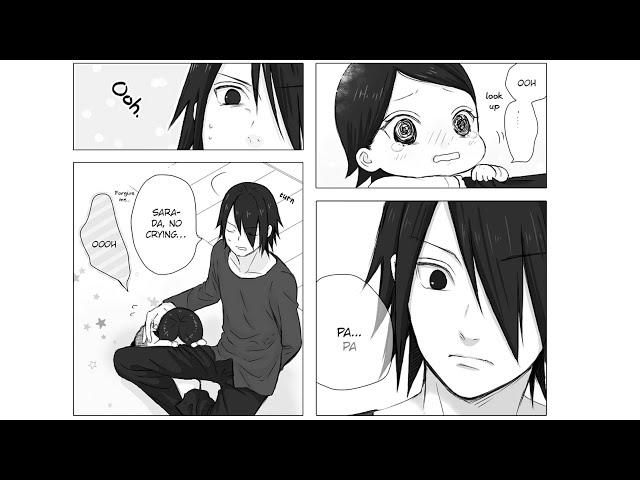 Sasuke and Baby Sarada (Adorable Boruto Comic Dub)