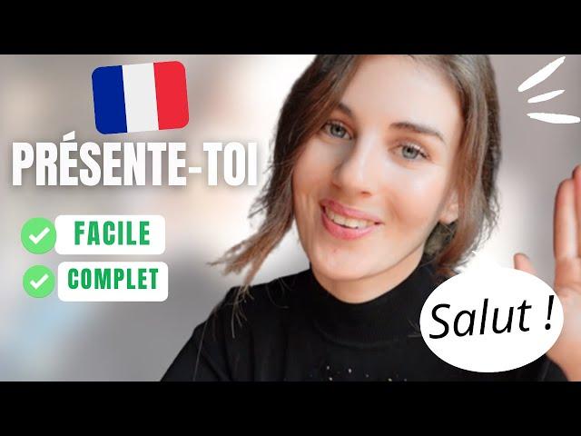 EASY SELF INTRODUCTION | How to Introduce Yourself in French (subtitles)