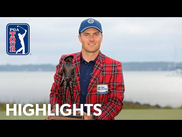 Jordan Spieth’s winning highlights from RBC Heritage | 2022