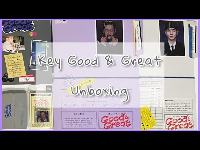  Распаковка альбома Key Good & Great  все версии 