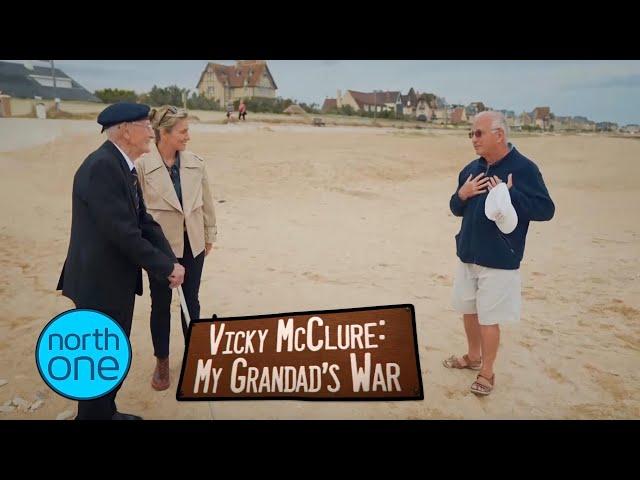 Passerby in awe when meeting WW2 D-Day Veteran on Sword Beach | Vicky McClure: My Grandad's War