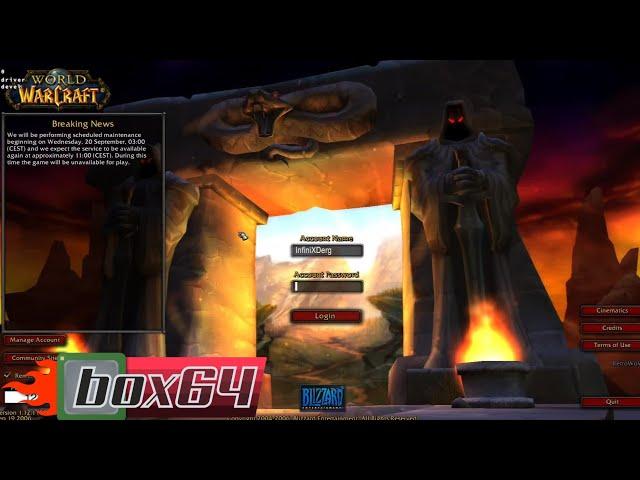 World of Warcraft Classic on Android - Box64droid